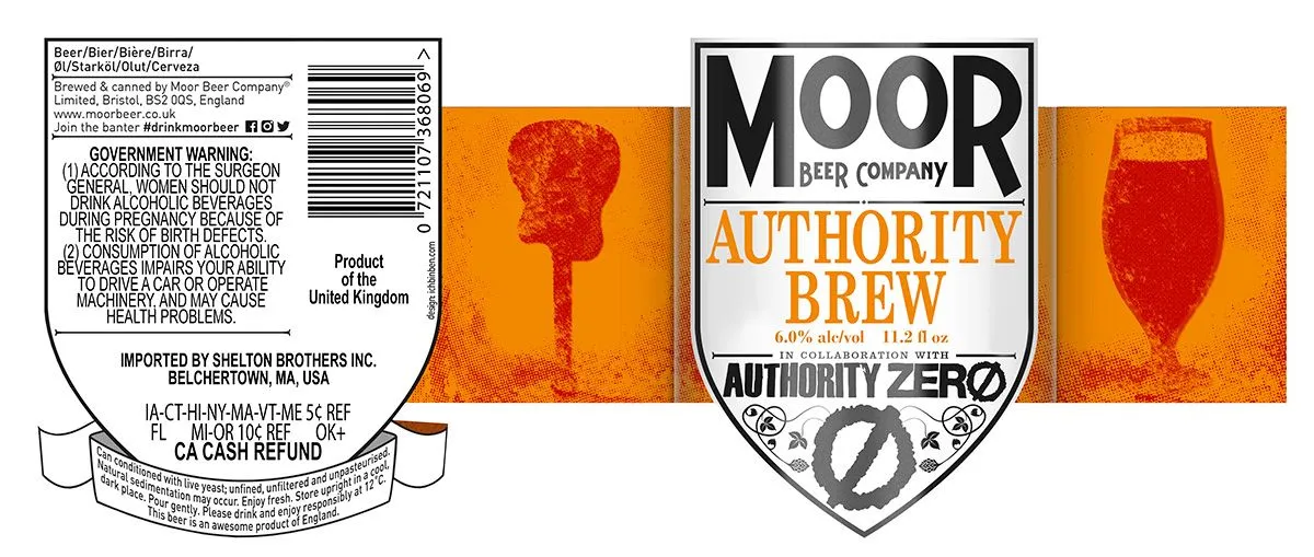 Authority Zero — full label as filed with TTB