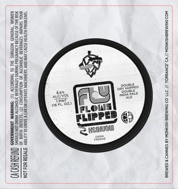 Fly Flows Flipped — full label as filed with TTB
