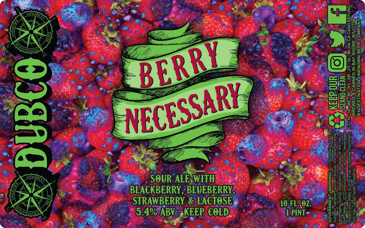 Berry Necessary — full label as filed with TTB