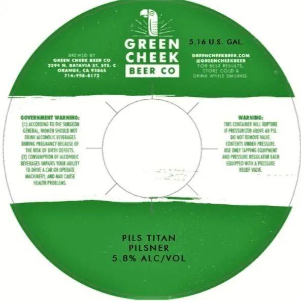 Pils Titan — full label as filed with TTB