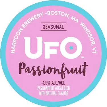 UFO Passionfruit — full label as filed with TTB