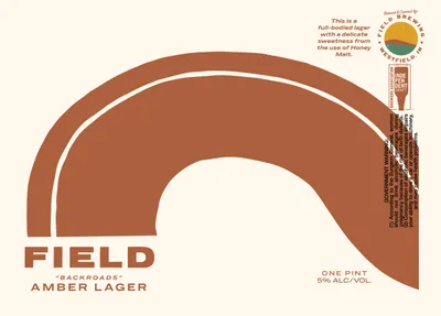 Backroads Amber Lager label