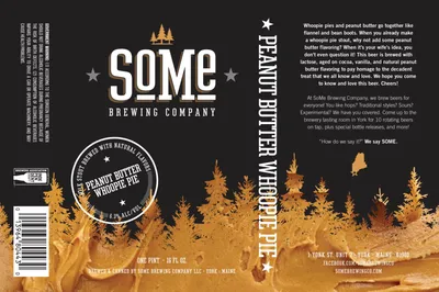 Peanut Butter Whoopie Pie Stout label