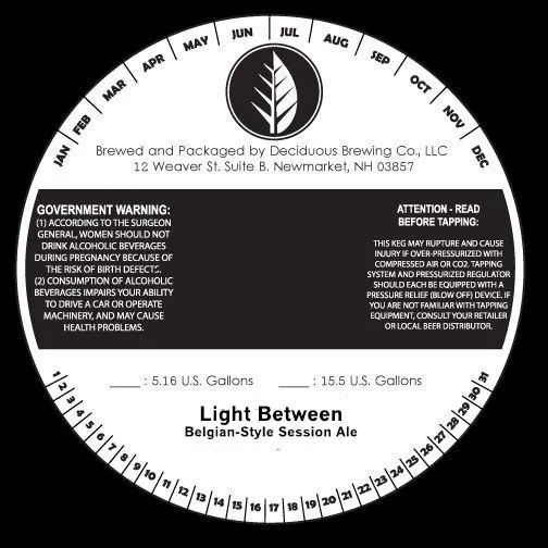 Light Between — full label as filed with TTB