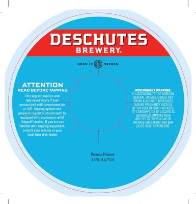 Pieous Pilsner label
