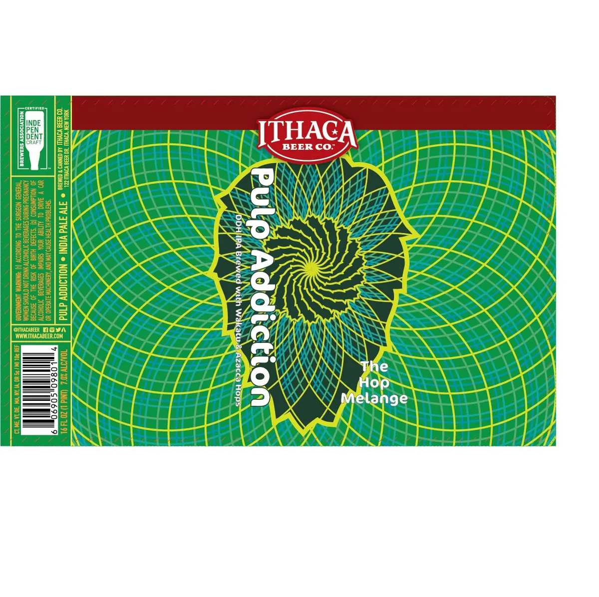 Pulp Addiction — full label as filed with TTB