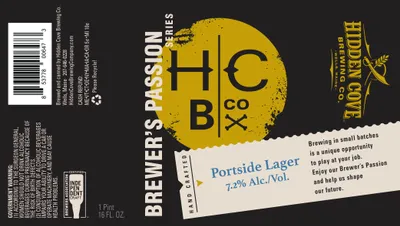 Portside Lager label