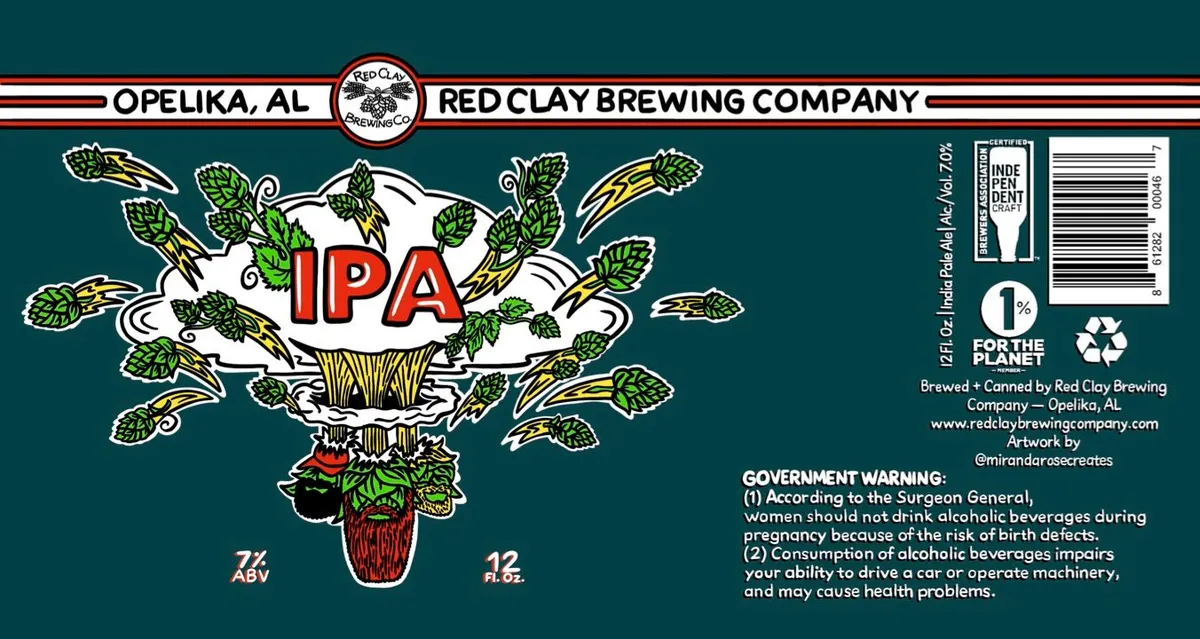 IPA — full label as filed with TTB