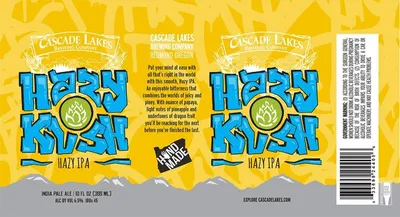 Hazy Kush label