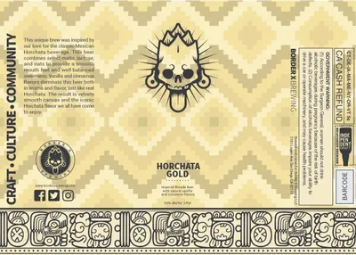 Horchata Gold label