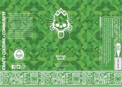 Pepino Sour label