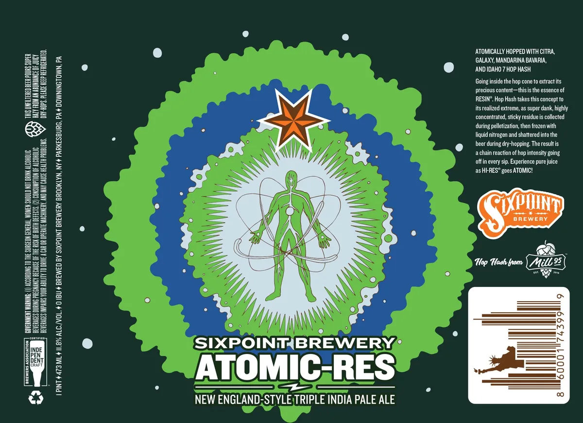 Atomic-Res — full label as filed with TTB