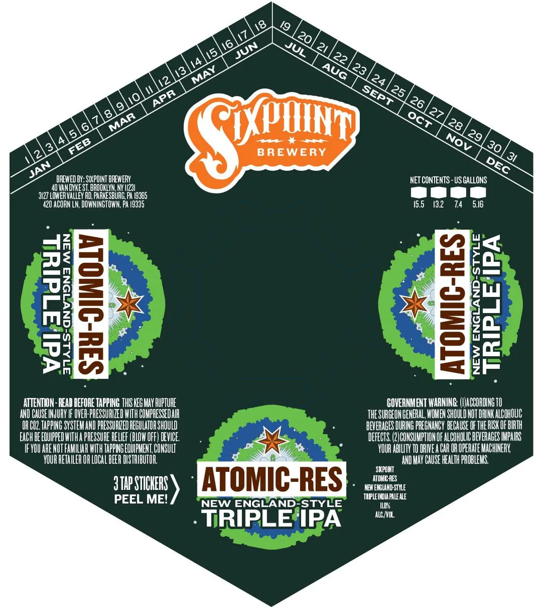 Atomic-Res — full label as filed with TTB