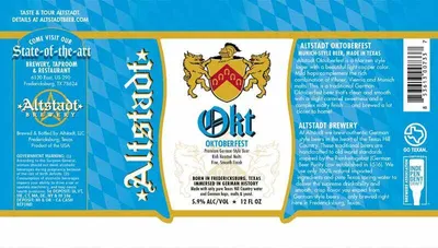 Altstadt Oktoberfest label