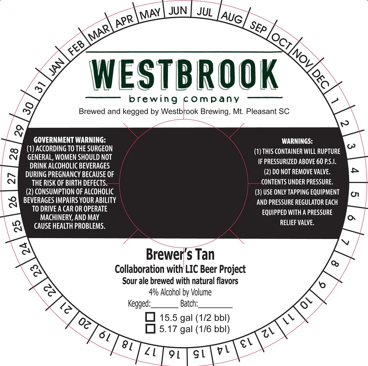 Brewer's Tan — full label as filed with TTB