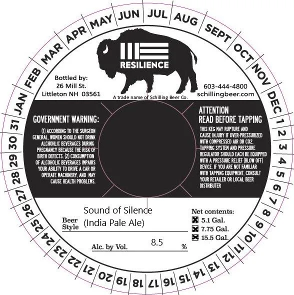 Sound of Silence — full label as filed with TTB