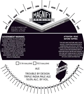 Trouble by Design label