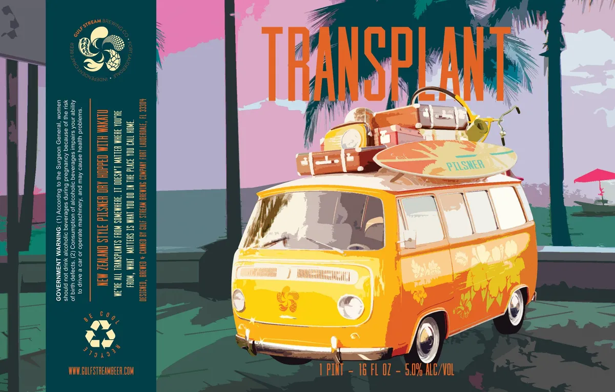 Transplant — full label as filed with TTB