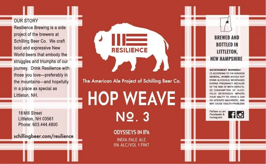 Hop Weave No. 3 — full label as filed with TTB