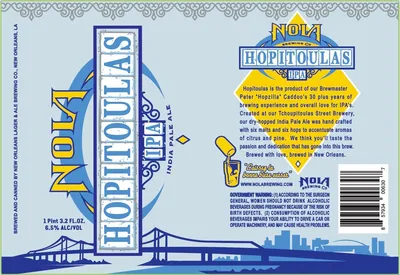 Hopitoulas IPA label