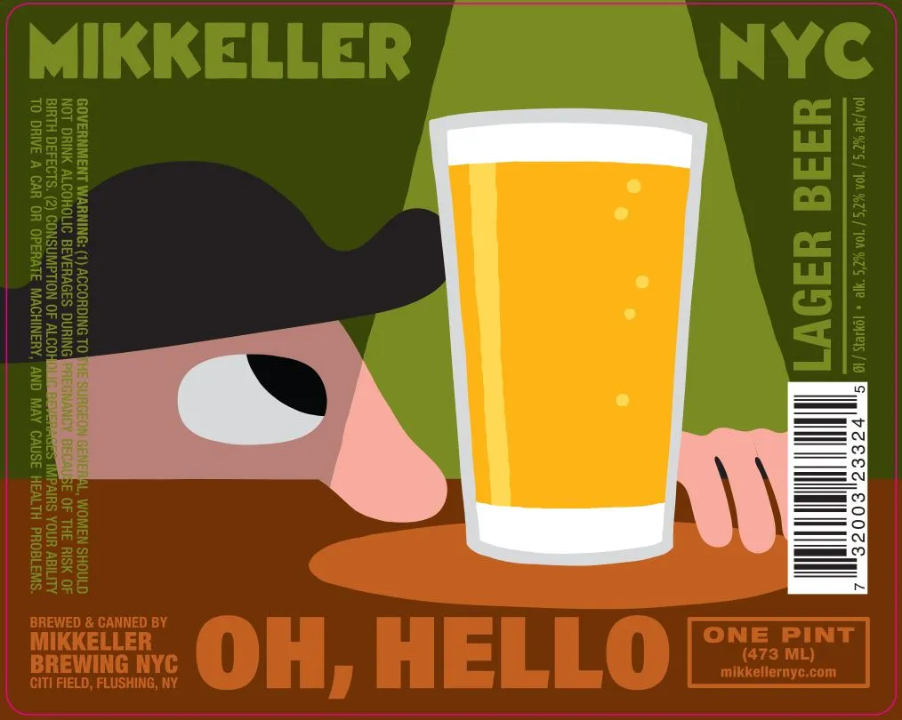 Oh, Hello — full label as filed with TTB