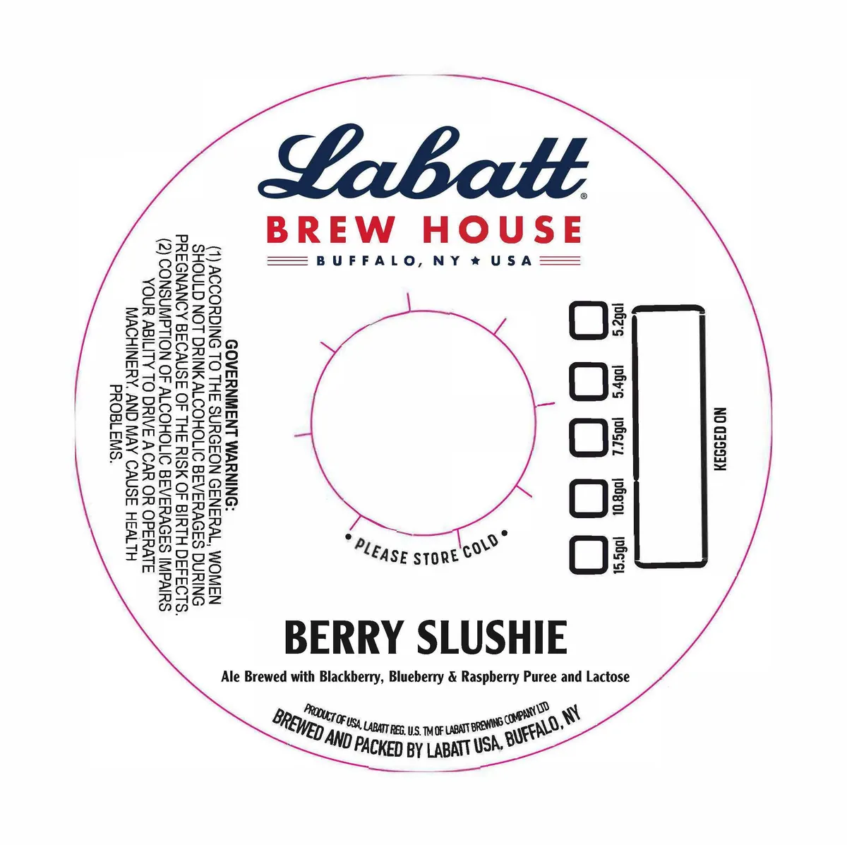 Berry Slushie — full label as filed with TTB