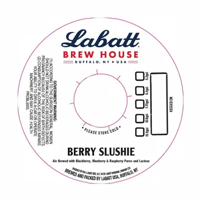 Berry Slushie label
