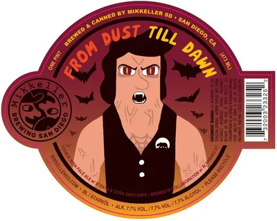 From Dust Till Dawn label