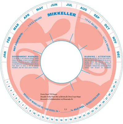 From Dust Till Dawn label
