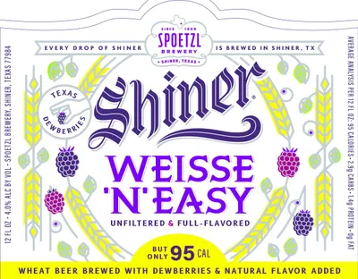 Weisse 'N' Easy label