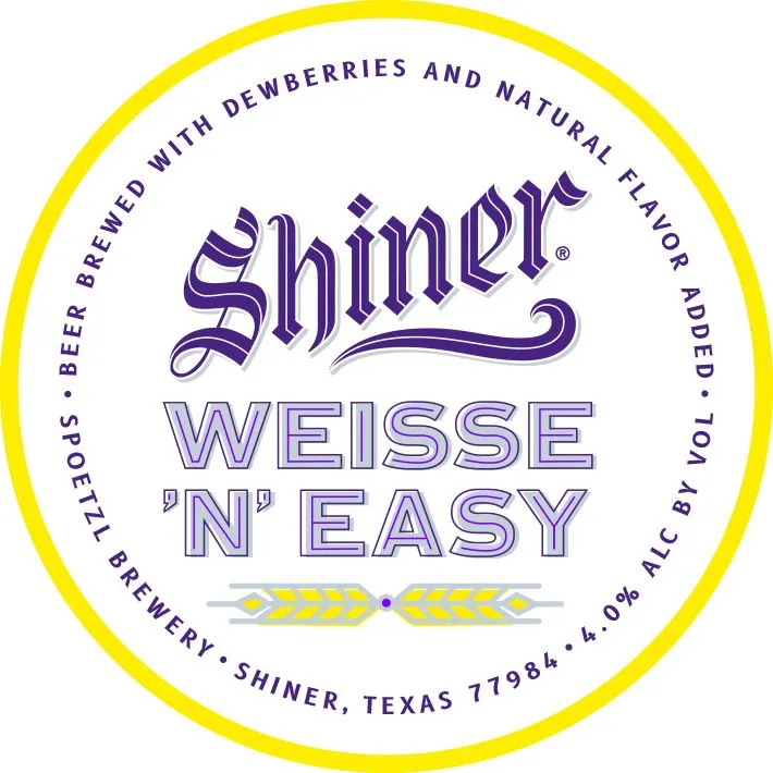 Shiner Weisse 'N' Easy — full label as filed with TTB