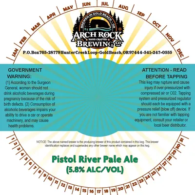 Pistol River Pale Ale label
