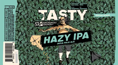 Tasty Hazy label