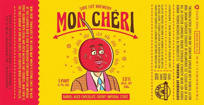 Mon Chéri — full label as filed with TTB