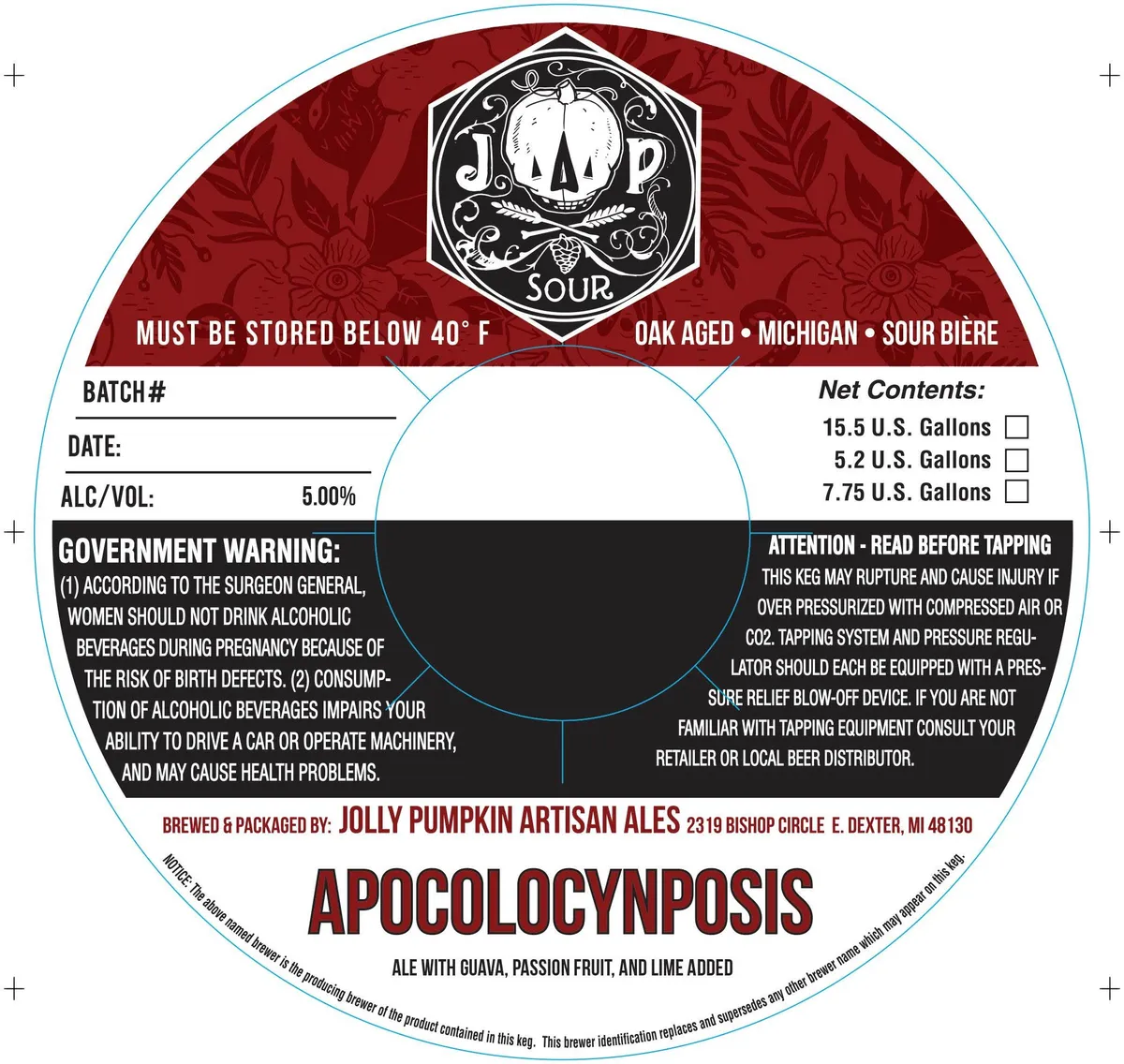 Apocolocynposis — full label as filed with TTB