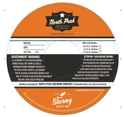 Mango Stormy label