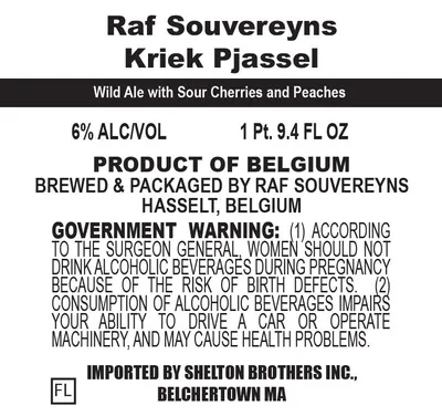 Kriek Pjassel label