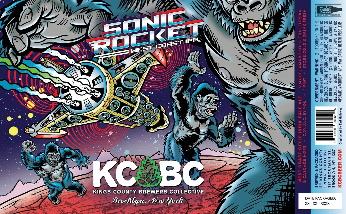 Sonic Rocket — full label as filed with TTB