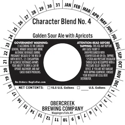 Character Blend No. 4 label