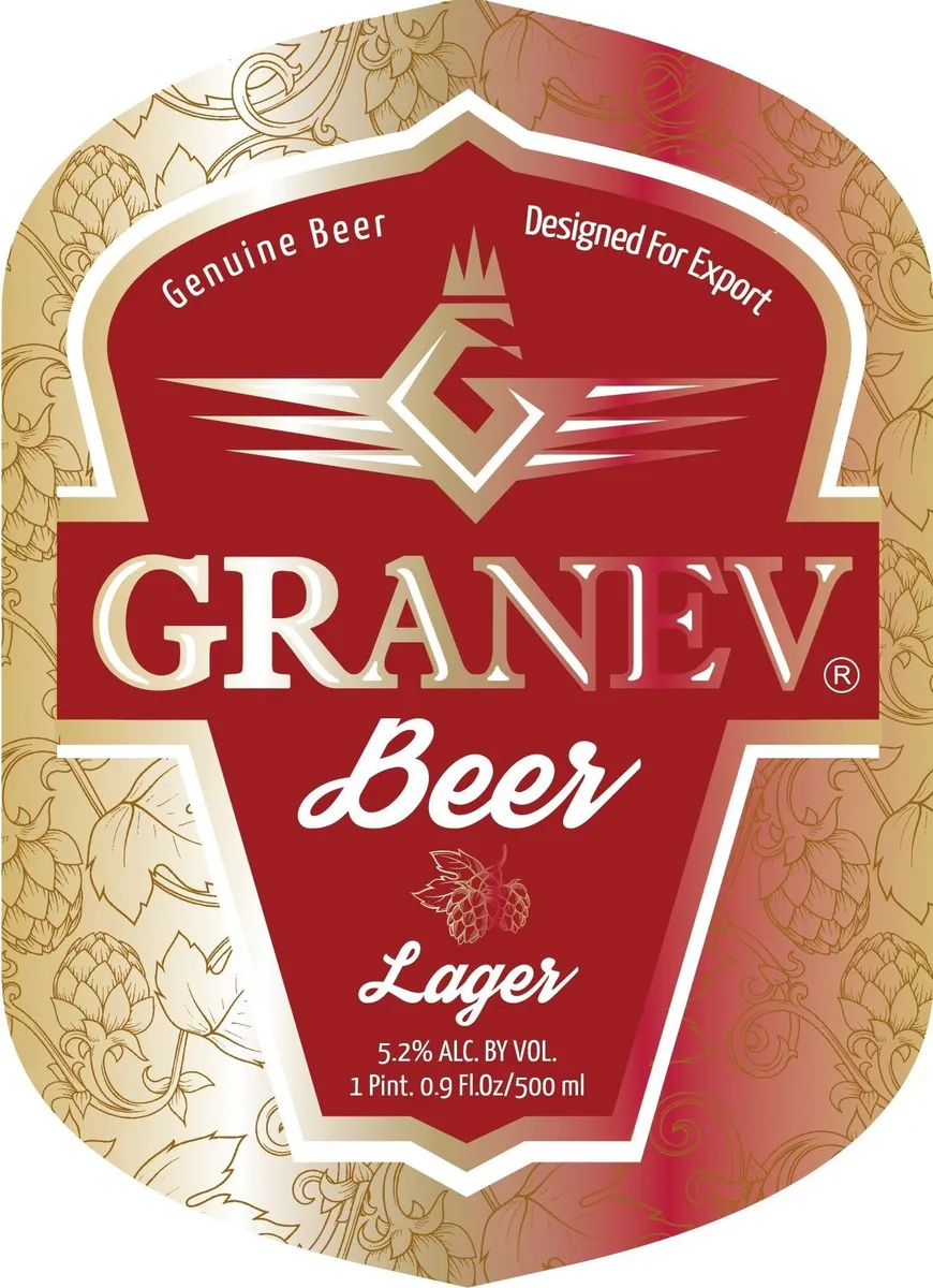 Granev Beer — full label as filed with TTB