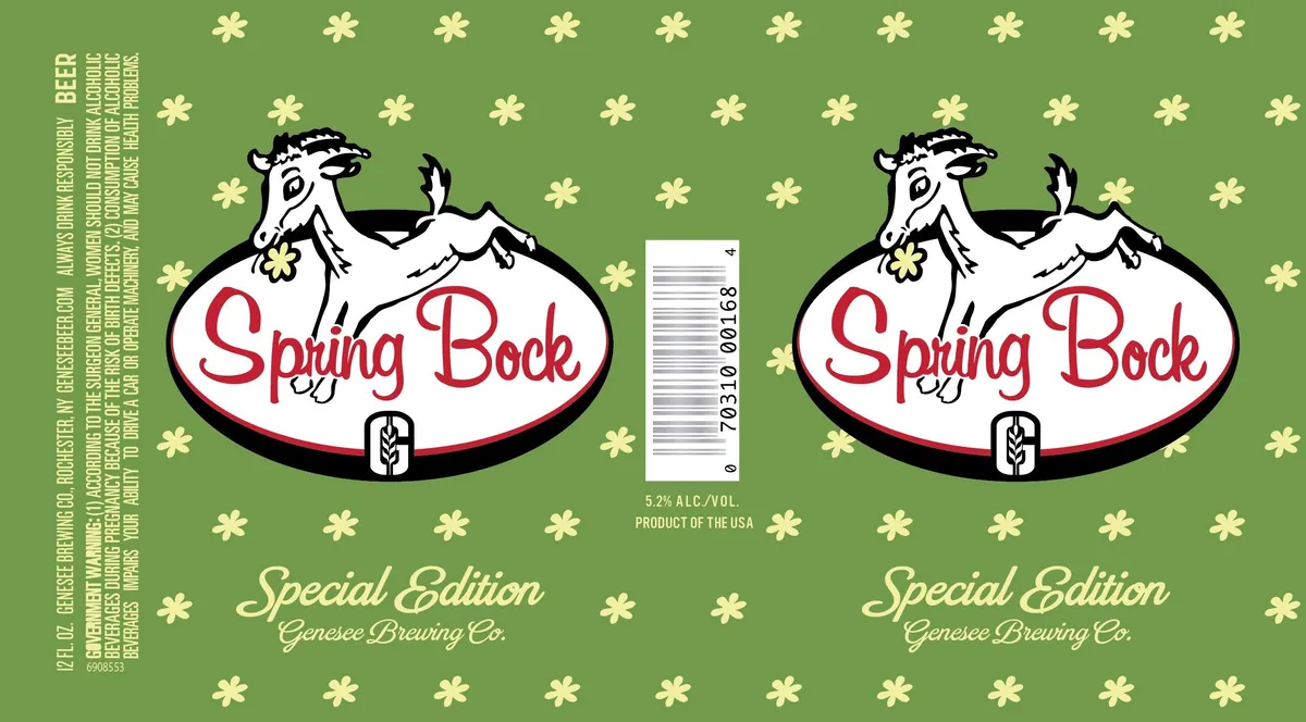 Spring Bock — full label as filed with TTB
