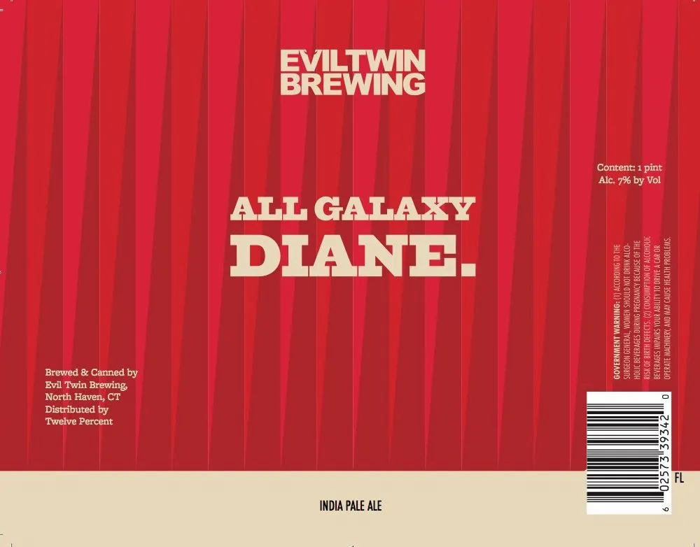 All Galaxy Diane. — full label as filed with TTB
