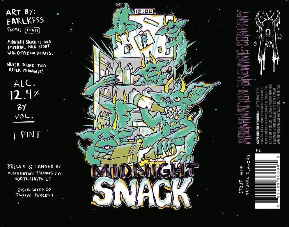 Midnight Snack — full label as filed with TTB