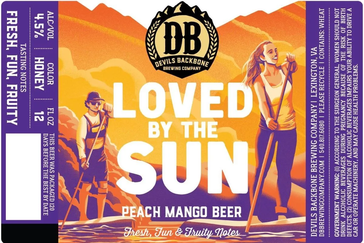 Loved by the Sun — full label as filed with TTB