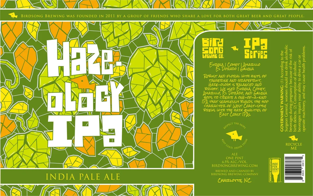 Haze-Ology — full label as filed with TTB