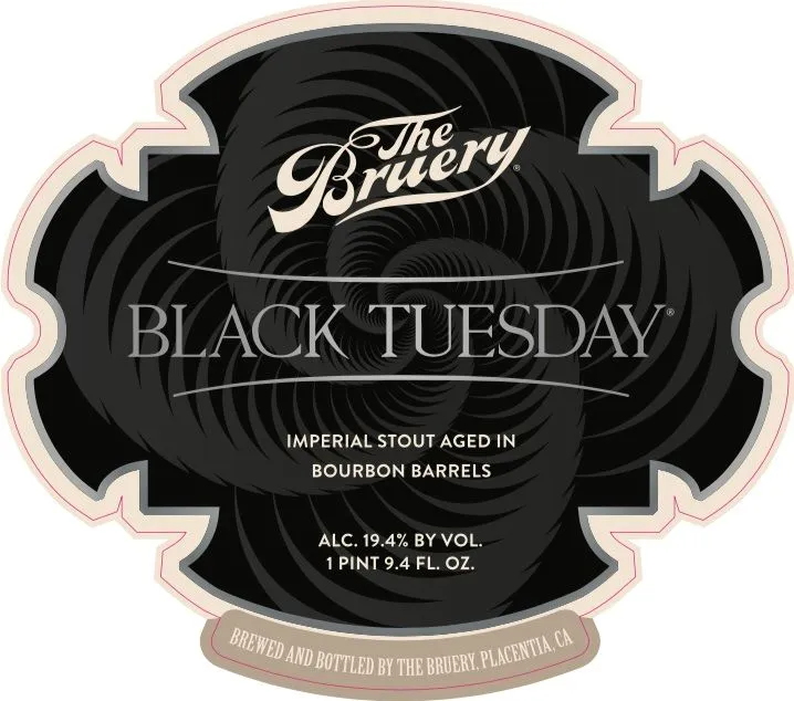 Black Tuesday — full label as filed with TTB