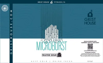Microburst Fruited Sour label