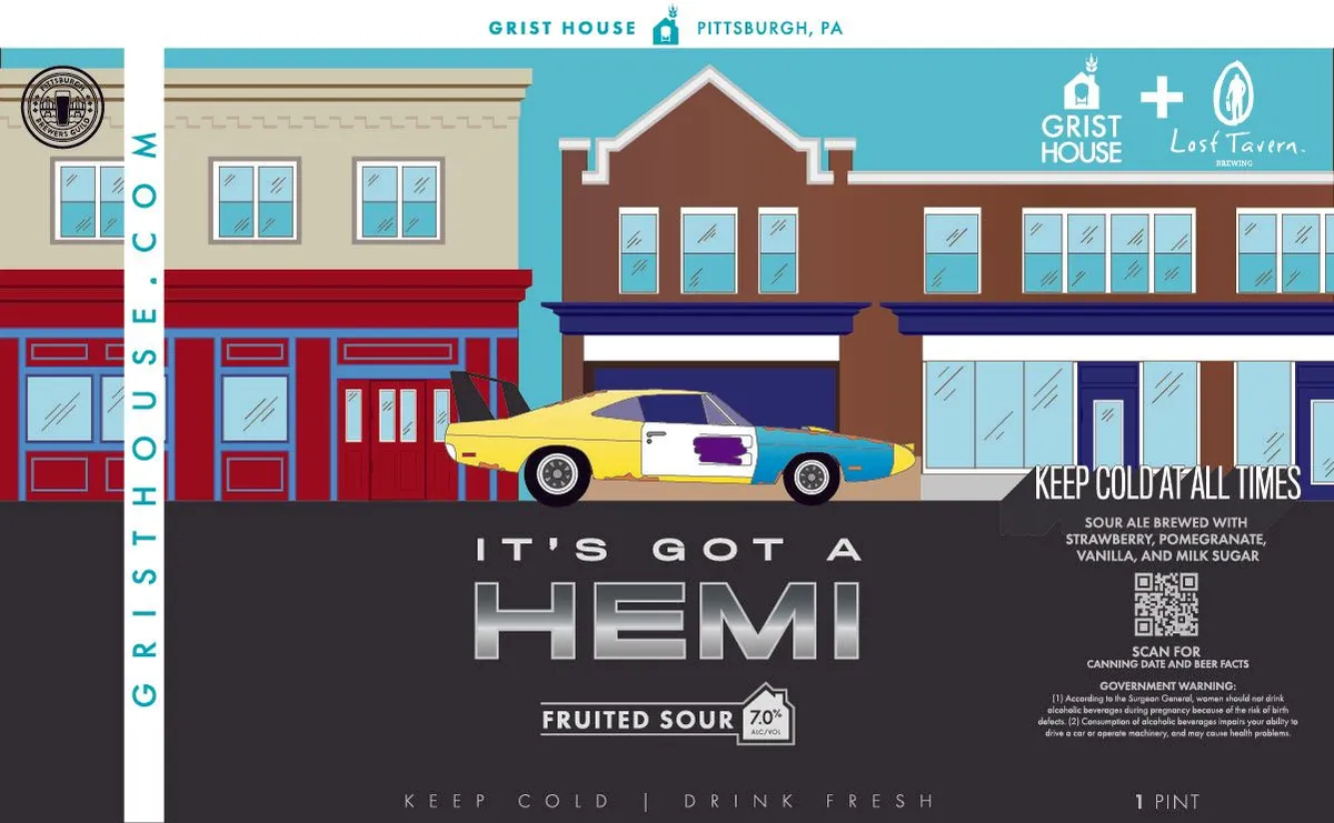 It's Got A Hemi — full label as filed with TTB