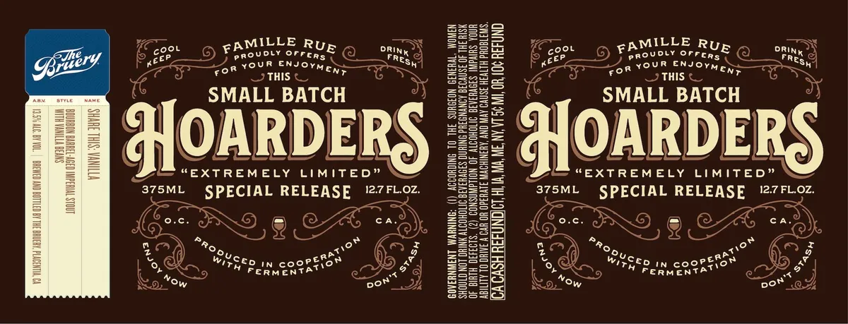 Share This: Vanilla label art — THE BRUERY