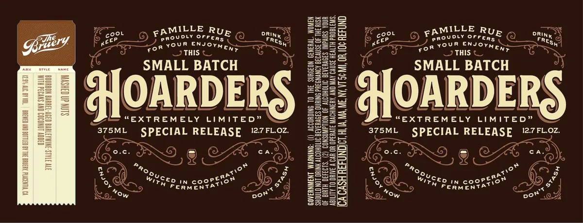 Mashed Up Nuts label art — THE BRUERY